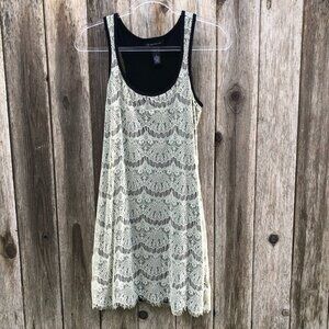 INC International Concepts Lace Sleeveless Tunic Midi Dress Small NWOT